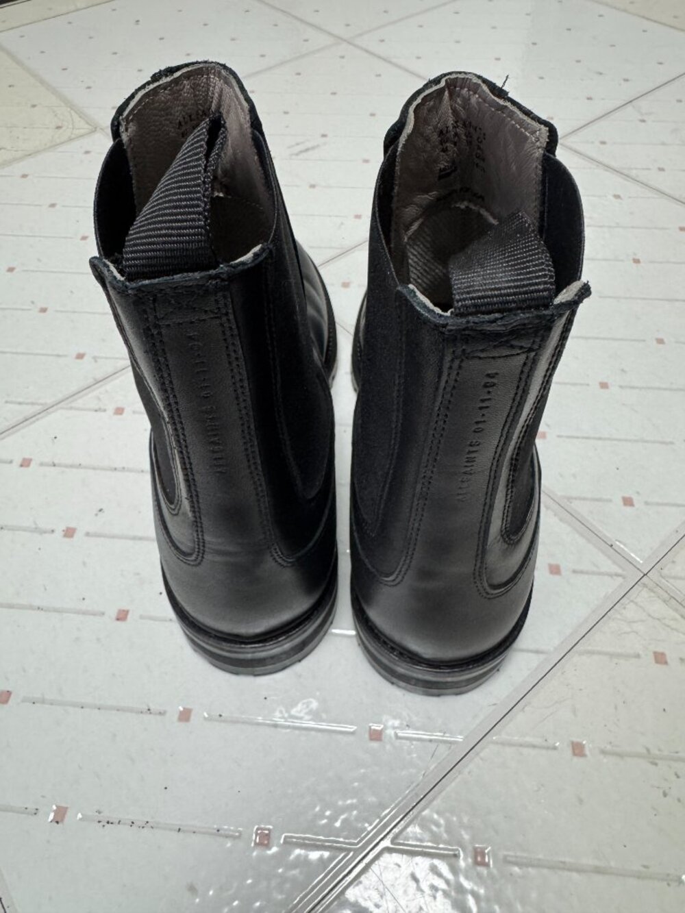 All Saints men's Chelsea boots SZ 10 Black - Picture 3 of 12